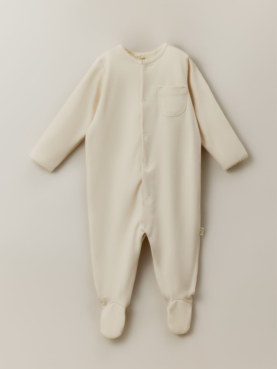 Слип с кармашком - Крем-брюле - newborn / 56 см